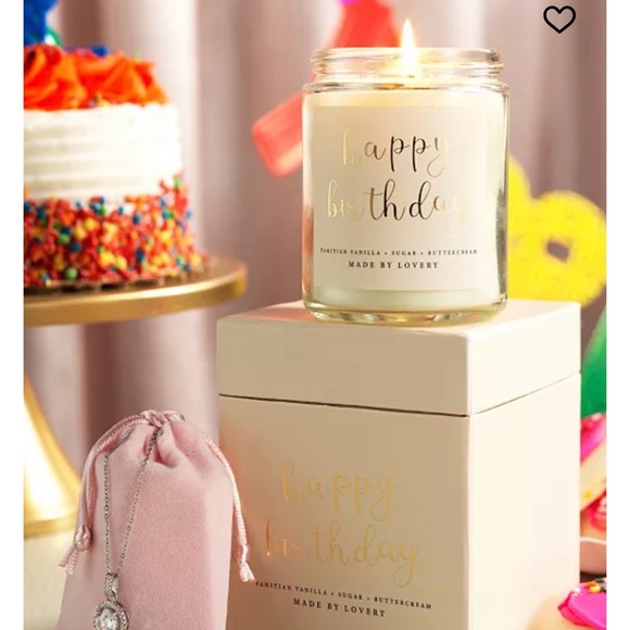 Lovery Other - Lovery Happy Birthday Candle - White